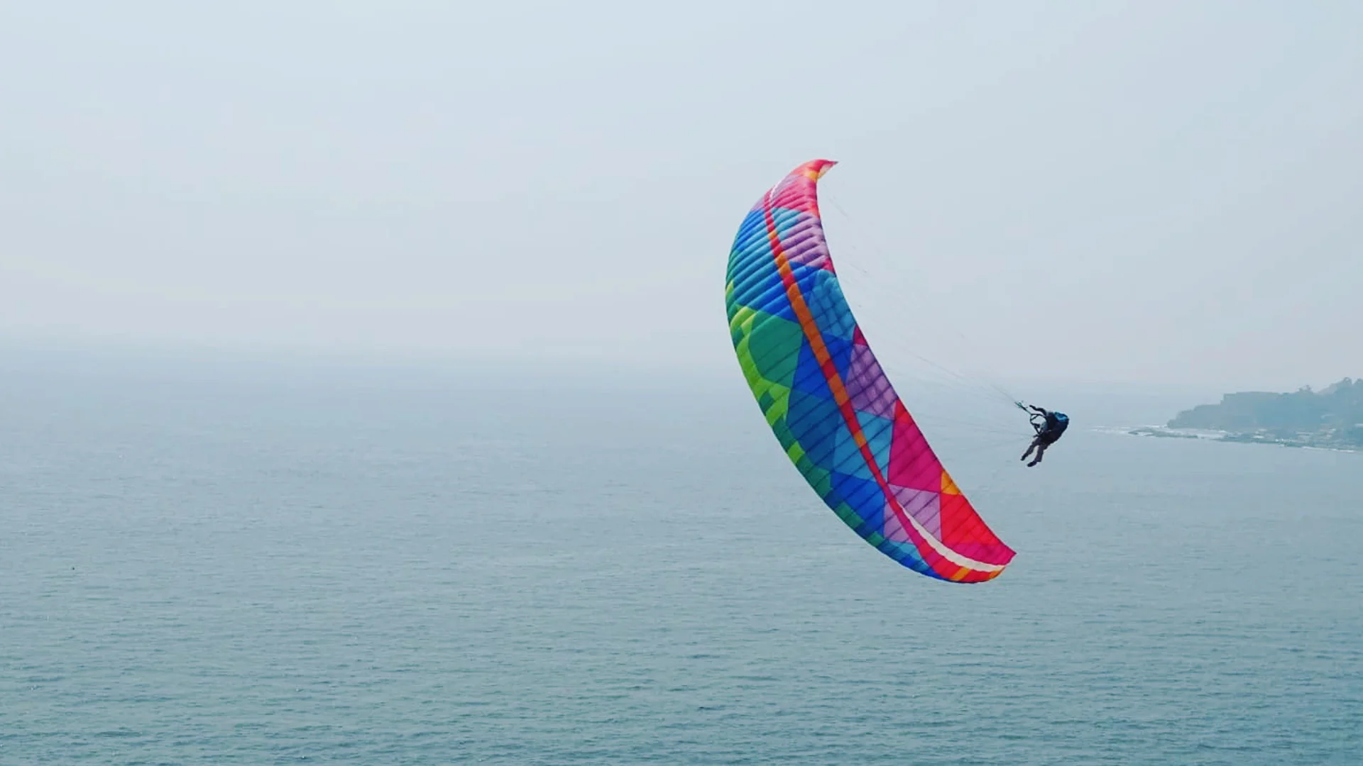 Vuelo en parapente en Maitencillo